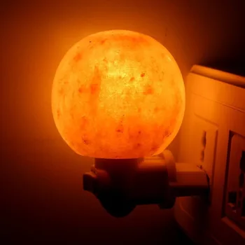 Himaalaja Soe valge LED Soola Lamp Looduslik Kristall Käsitsi Nikerdatud Night Light Valgustus Kaunistamiseks ja Õhu Puhastamiseks koos Pistikuga