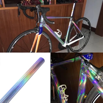 Holograafiline Chrome Laser Hõbedane PVC-Vinüül Wrap Kleebis Leht Bike Mootorratas Auto Interjööri Kleebis Filmide Värvi Muuta Kleebised