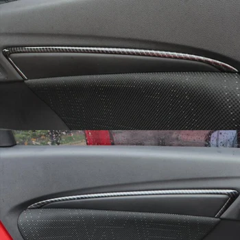 Honda FIT JAZZ tarvikud 2016 car styling Auto Ukse Sisemus Käsipuu Teenetemärgi kuumtsingitud raam katta sisekujundus