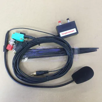Honghuismart Handsfree mikrofon kõlar 8pins sobiks ICOM IC-2200H,IC-2720,IC-2820,IC-V8000 jne auto vehicl basic raadio