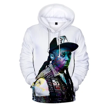 Hot Müük Lil Wayne Hupparit Sviitrid Hip-Hop Dwayne Michael Carter Jr 3D Cartoon Weeay Topp Uut Verd Teismeliste Pulloverid