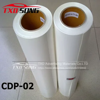 Hulgi PVC soojusülekande vinyl film, mida tasuta shipping suurus:0.5x25m rulli CDP-02 VALGE