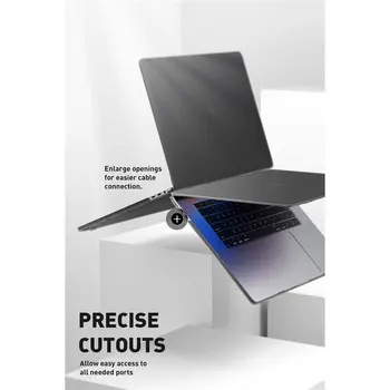 I-BLASON MacBook Pro Jaoks 16 Juhul (2019) Touch Bar Touch ID Halo Ultra Õhuke Läbipaistev Frost Raske Juhtumi Kaitsev Kate