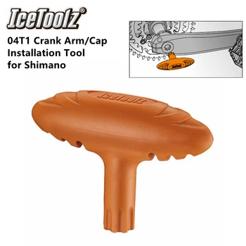 IceToolz 04T1 Crank Arm/Cap Paigaldamine Tööriist Shimano Hollowtech Jalgratta Remont Tööriistad JÄÄ TOOLZ