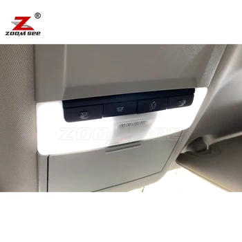 Ideaalne Valge Canbus Tõrge Tasuta Nissan Leaf ZE0 ZE1 LED pirn Interjöör Dome + numbrimärk valgus, kit Tarvikud (2010-2019)