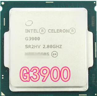 Intel Celeron G3900 g3900 Protsessor 2MB Cache, 2.80 GHz LGA1151 Dual Core CPU Desktop saab tööd