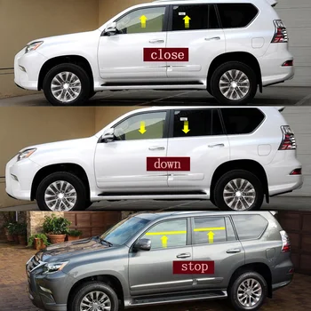 Intelligentne aknas tihedam Toyota prado(10-20) automaatne ukse lähemale automaatne lukustus seade OBD aknas lähemale automaatne aken
