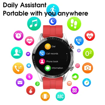 IP68 Veekindel Smart Watch Meeste 24 Tundi pulsikella Smartwatch Android, IOS Bluetooth Sports Tracker Fitness Kellad