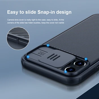 IPhone 12 Pro Max Katte NILLKIN Kilp liugkate Kaamera Kaitse Magnetvälja Puhul Apple iPhone 12 Pro Max mini Magsafe