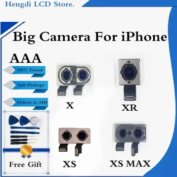 IPhone X XS XR Tagumine Tagasi Kaamera Flex Cable Moodul iPhone XS MAX Big põhikaamera Asendamine
