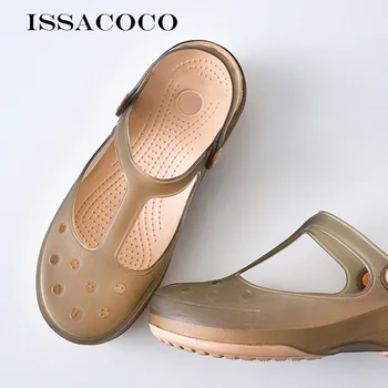 ISSACOCO Kingad Naine Sandaalid Naiste Suvine Naiste Sandaalid Korter Ranna Sandaalid Suve Sandaalid Sandaalid Platvorm Suvel Daamid Kingad