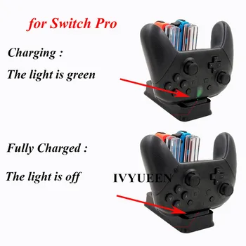IVYUEEN 6 1 Nintendo Swicth Rõõmu Con Laadija Laadimise Dock Seisma Jaama Nintend Lüliti NS Pro Kontroller LED-Laadija
