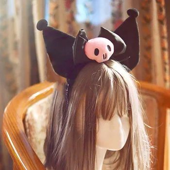 Jaapani Anime Armas Kuromi Kõrva Peapael Palus Hairband Pool Tüdrukud Kawaii Cosplay Kostüüm Halloween Tarvikud Kingitus Naistele