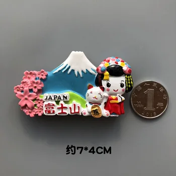 Jaapani Külmkapimagneteid Jaapani Turist Suveniirid, Leib Hirv Cherry Blossom Hokkaido Mt Fuji Scenic Magnet Külmik Kleebised