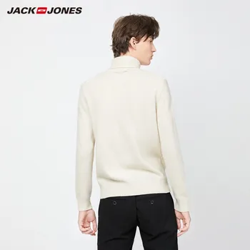 JackJones Meeste Villase Multi-värviline Regular fit Suure-kaela Puhta Värvi Koo Kampsun| 219425517