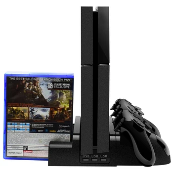 Jahutus Seista PS4/PS4 Slim/PS4 PRO 12TK Mängud Ladustamise Dual Töötleja Laadimise Dock Station Sony Playstation 4 Pro