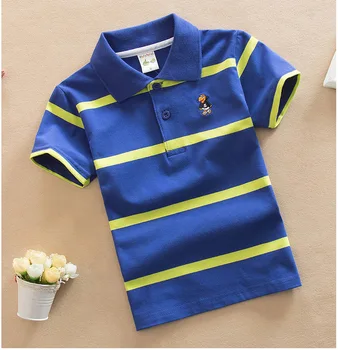 Jargazol Baby Kids Riided Fashion Varustus Väikelapse Poiss, Polo Kostüüm Polo Särk Lapsed Suvel Lühikese Varrukaga Särgid Poistele Triibud Tops