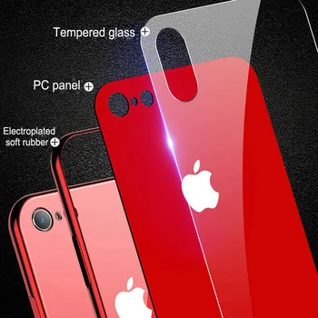 JAVY Katmine Karastatud Klaasist Telefon Case For iPhone 11 Pro Max X XS XR Ultra Slim Kate Fundas iPhone 7 8 6 6S Plus SE 2020