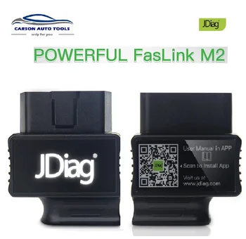 JDiag FasLink M2 Koodi Lugeja Funktsioon Easy Bluetooth diagnostika V4.0 OBD2 OBD-II Adapter Auto Skanner faslink m2 PK MS509
