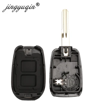 Jingyuqin 10tk/palju 2/3 Nuppu Uus Remote Key Kest Renault Duster Võti Fob Juhul Katte Asendamine