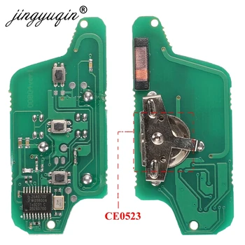 Jingyuqin Jaoks peugeot 407 407 307 308 607 Citroen C2 C3 C4 C5 KÜSIDA/FSK Remote Key Elektroonilise trükkplaadi 3 Nuppu CE0523 Ce0536