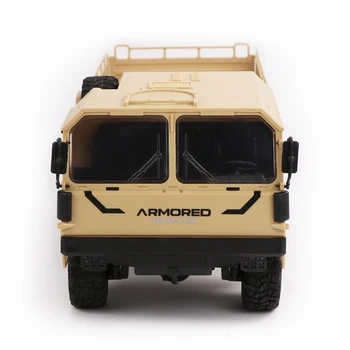 JJRC Q64 RC Truck Sõjaväe Veoautod 1:16 6WD puldiga Armee Soomustatud Auto All-Terrain Roomik Off-Road Armee Veoauto Mänguasjad Lastele