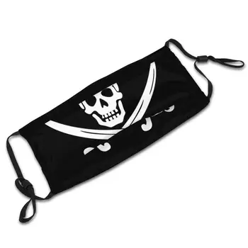 Jolly Roger Piraat Lipu Sümbol Mood Suu Maskid Filter Täiskasvanud Lapsed Näo Mask Piraadid Carribean Piraat Jolly Roger Lipu All Laev