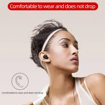 Juhtmeta Bluetooth-Kõrvaklapp Koos Mikrofoniga Sport Veekindlad Kõrvaklapid Kõrvaklapid Touch Control Earbuds Auto Laadimise Kasti Telefon