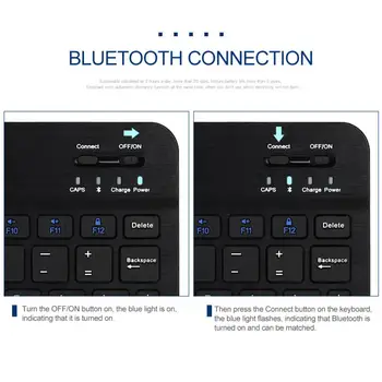 Juhtmeta Klaviatuur Slim Bluetooth3.0 Kaasaskantav Mini Klaviatuur Ipad Mac Apple Telefoni Tablet Keyboard For Android, Ios, Windows Kuum
