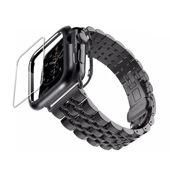 Juhul+Rihm Apple Watch band 44mm 40mm 42mm 38mm Roostevabast Terasest Liblikas käevõru watchband correa iwatch seeria 6 se 5 4 3