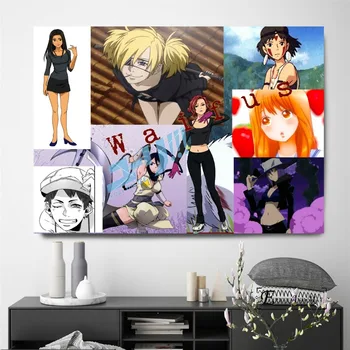 Juri Jääl Anime Tähemärki Lõuendile Maali Plakatid Ja Pildid Elutuba Nr Raamitud Seina Art Pilt Home Decor Müügis