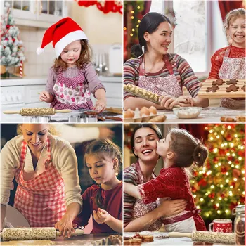 Jõulud Põder Puidust Taignarull 2020. Aasta Jõulukaunistused Kodu Häid Jõule Kaunistused Xmas Navidad Noel Uus Aasta 2021