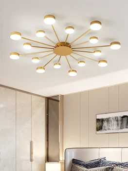 Kaasaegne minimalistlik kuld/must akrüül LED Lakke lamp Põhjamaade kodu interjööri valgustus elutuba magamistuba köök laelambid