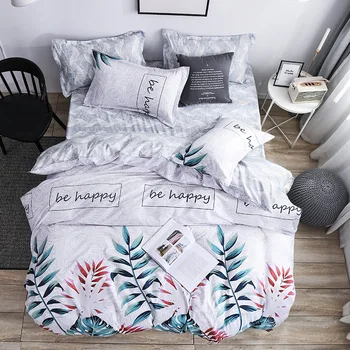 Kaasaegne voodipesu komplekt 4tk voodi komplekt suvel roheline lahe AB pool voodi leht Roheline tekikott määrata lehe voodipesu uus 2020. aasta mood hõlmab