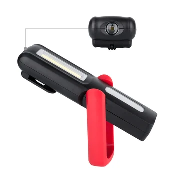 Kaasaskantav COB LED Taskulamp Magnet Kerge Töö USB Laetav Lanterna Võimsus Ekraan Konks Riputamiseks Taskulamp, Lambi Öö Valgustus