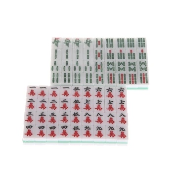 Kaasaskantav Mini 144 Mahjong Set Mah jong Tabel Traditsioonilise Mängu Reisi Kokkupandav