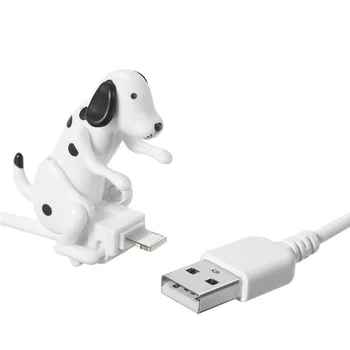 Kaasaskantav Naljakas, Armas Pet-USB-Kaabel-Mini Humping Kohapeal Koera Mänguasi Vidin Laadija Andmed Line Ühilduva Telefoni Mikro-USB