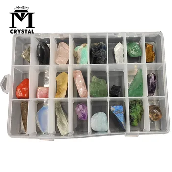 Kahekümne nelja tüüpi Looduslik kruus crystal ja töötlemata kivi Kvarts Kivi Mineraalse isend Tervendavat Reiki Kogumise gemstone