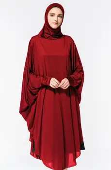 Kalenmos Araabia Moslemi Naiste Palve Rõivas Pvt Varruka Kapuutsiga Jumalateenistuse Thobe Kleit Palve Lähis-Ida Rüü Islami Abaya Hijab Kleit