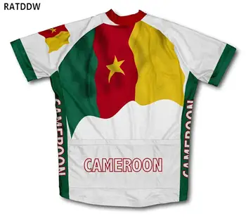 Kamerun Lipu Jalgrattasõit Jersey Meeste ja Naiste Jalgratta Jersey Tops Suvel Racing Jalgrattasõit Riided Ropa Ciclismo Lühikesed Varrukad