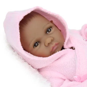 KAYDORA 10 Tolline 25cm Vinüül Sündida Tüdruk Beebi Nukud Elus Tõetruu Mini Päris Nukud Must Aafrika Lapsed Sündida Lapsed Lapsed Kingitus