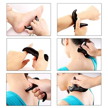Keha Massaaž Tööriistad Looduskivi Nõela Refleksoloogia Massaaž Keha Nõelravi Suu Õla Tagasi Kaela Punkti Stick Massager