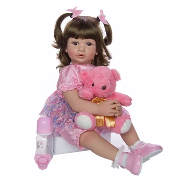 KEIUMI 24 Tolline Reborn Nukku 60cm Lapiga Keha Vastsündinud Tüdruk Väikelaste Mänguasi Printsess Boneca Baby Doll Müügiks Kid Sünnipäeva Kingitus Koguda