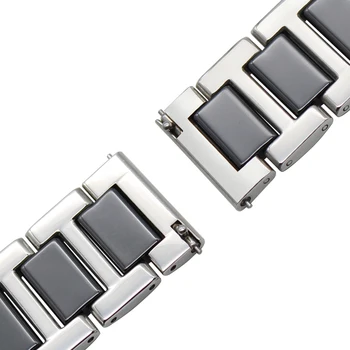 Keraamilised + Roostevabast Terasest Watchband Quick Release Rihma Casio Seiko Citizen Watch Band Randme Käevõru 12 14 16 18 20 22 mm