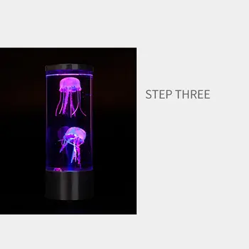 Keskmise millimallikas lambi LED värvi muuta kodu kaunistamiseks öö valguses Millimallikas Akvaariumi Stiilis Led Lamp