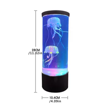 Keskmise millimallikas lambi LED värvi muuta kodu kaunistamiseks öö valguses Millimallikas Akvaariumi Stiilis Led Lamp
