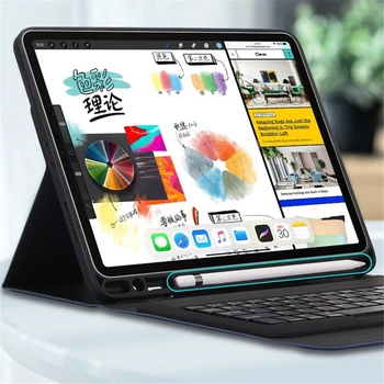 Keyboard Case for iPad Pro 12.9 tolline 2018,Magnet Klapp, W Pliiatsi Hoidja Smart stand Case For iPad Pro 12.9 tolli Klaviatuur