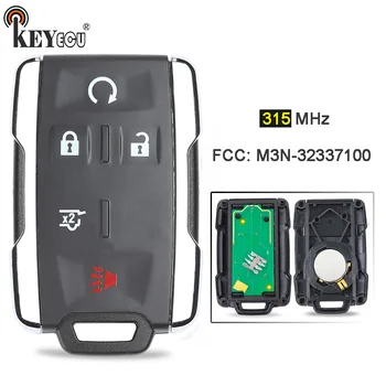 KEYECU 315MHz FCC ID: M3N-32337100 4+1 5 Button Remote Key Fob jaoks Chevrolet Äärelinna Tahoe, sest GMC Yukon-2019