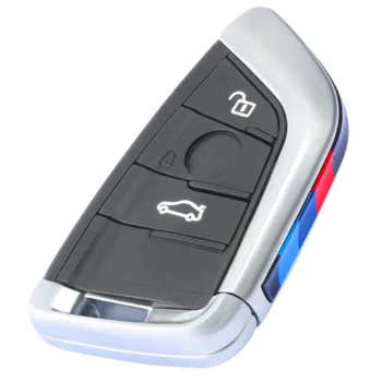 KEYECU Nuga Kaardi Stiilis Smart Remote Auto Key Shell Case 3 Nuppu BMW X5 X6 F15 X6 F16 G30 7 Seeria G11 X1 F48 F39