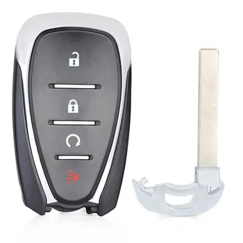 KEYECU Smart Kaugjuhtimispult Auto Key Shell Puhul 4 5 Nuppu - FOB jaoks Chevrolet Malibu Cruze Säde Cmaro Pööripäev Polt EV Trax
